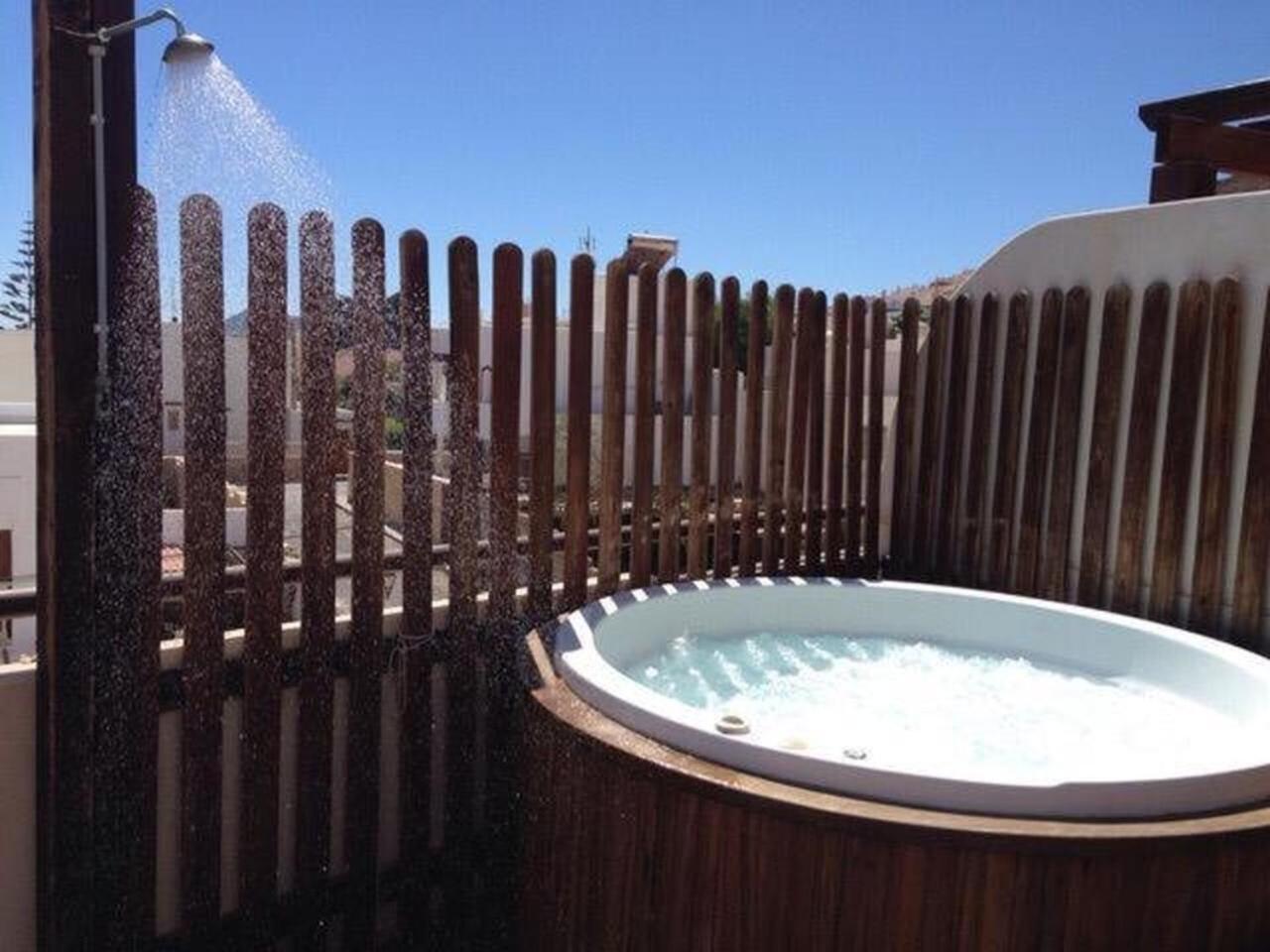 Ático con jacuzzi a 100 metros de la playa Apartamento Carboneras Exterior foto
